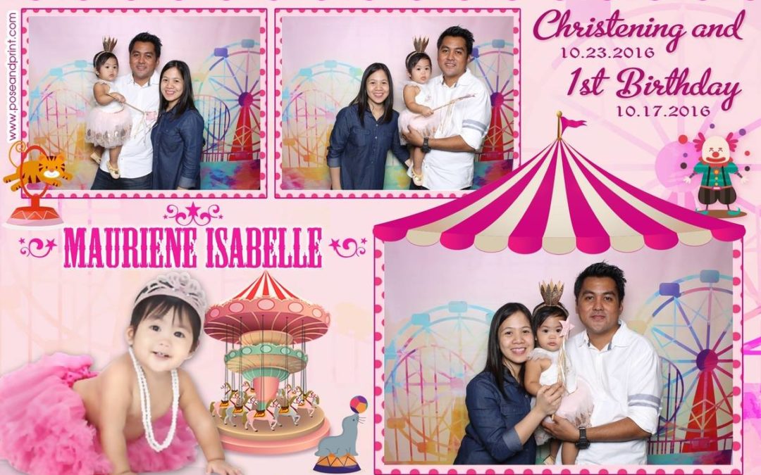 Mauriene Isabelles’s Christening & 1st Birthday