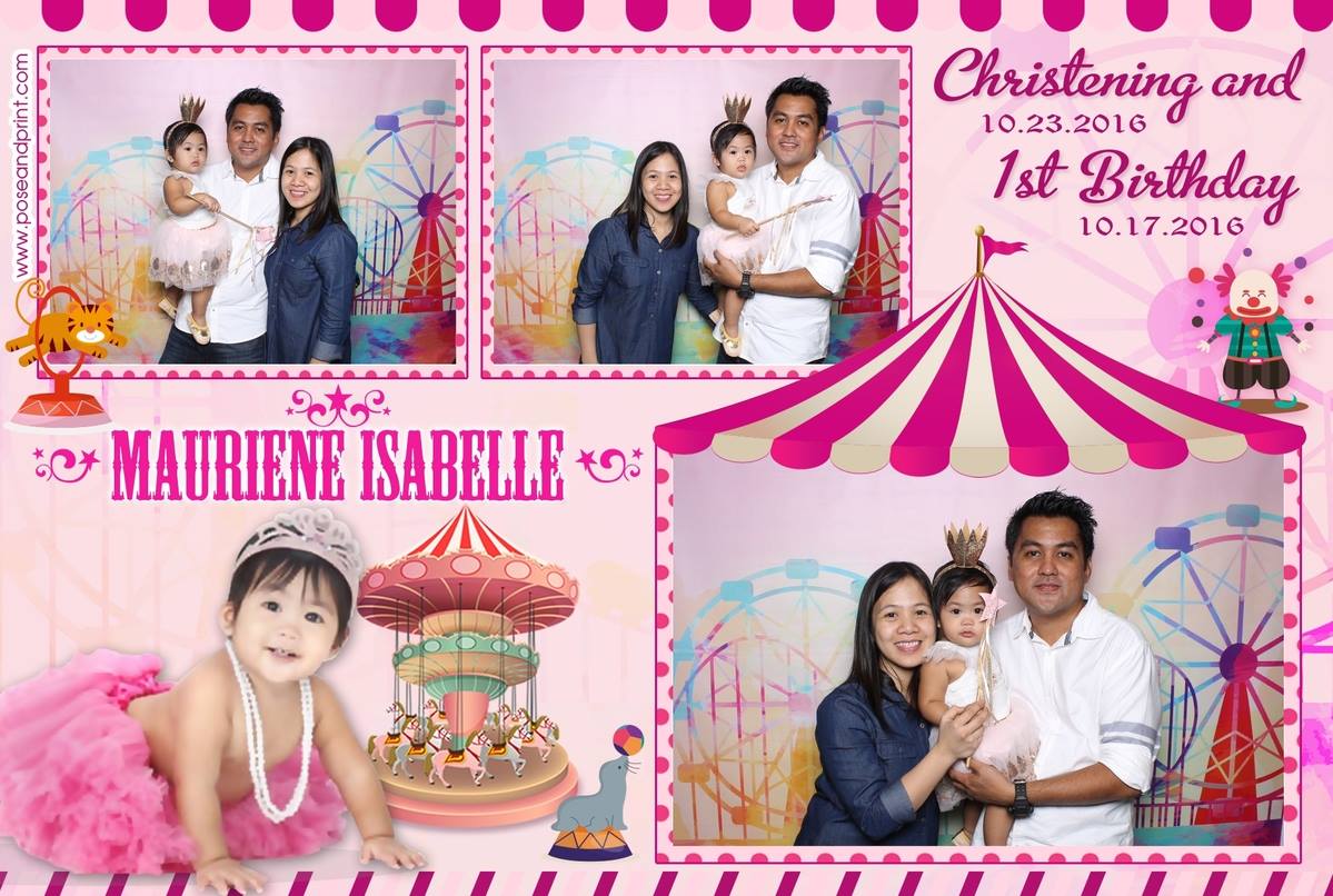 Mauriene Isabelles’s Christening & 1st Birthday