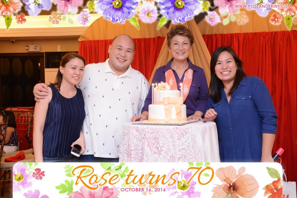 Rose’s 70th Birthday – Photoman