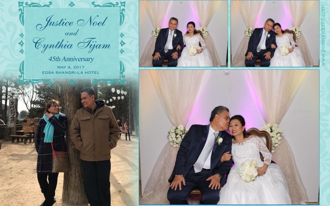 Justice Noel and Cynthia Tijam’s 45th Wedding Anniversary