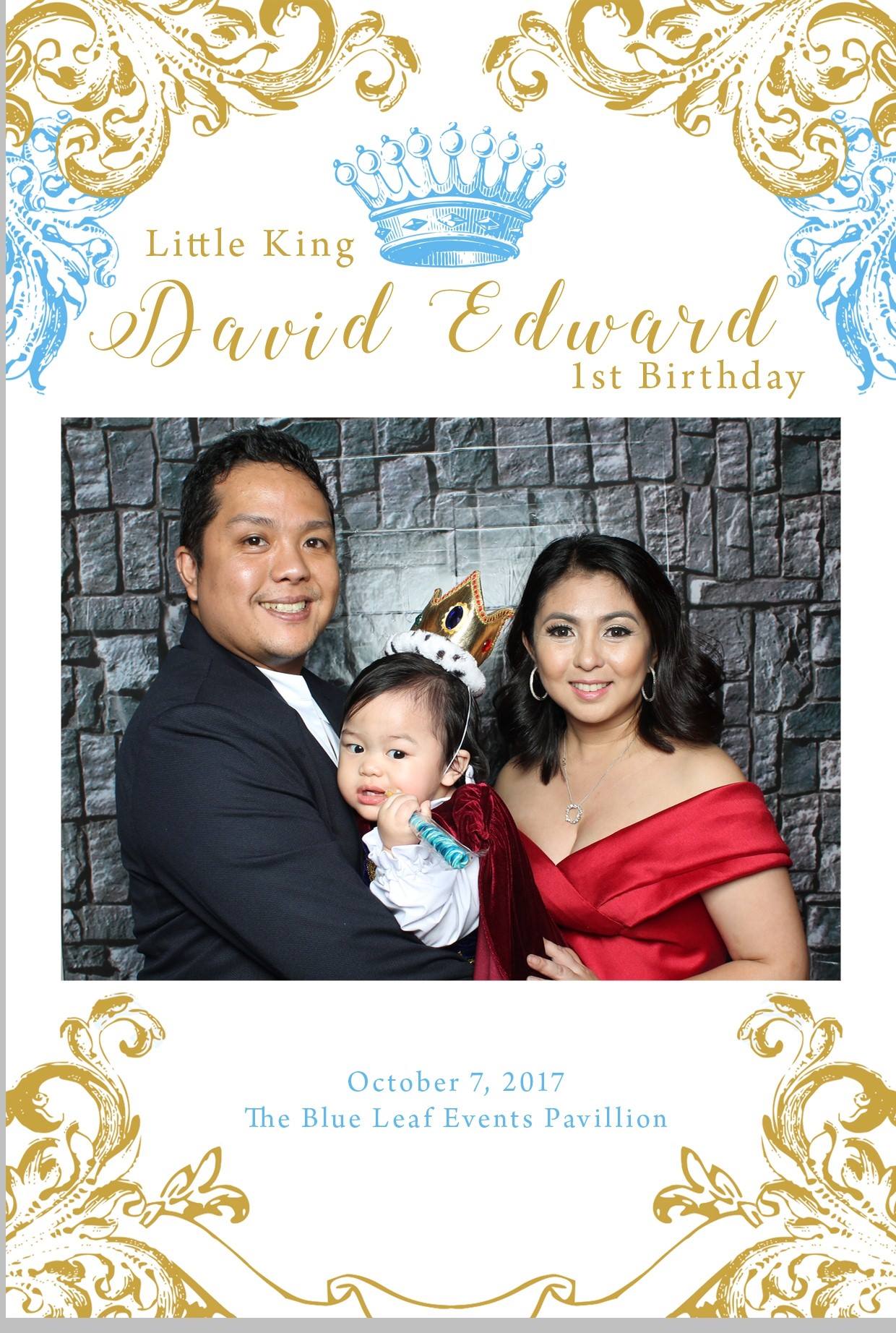 David Edward’s 1st Birthday