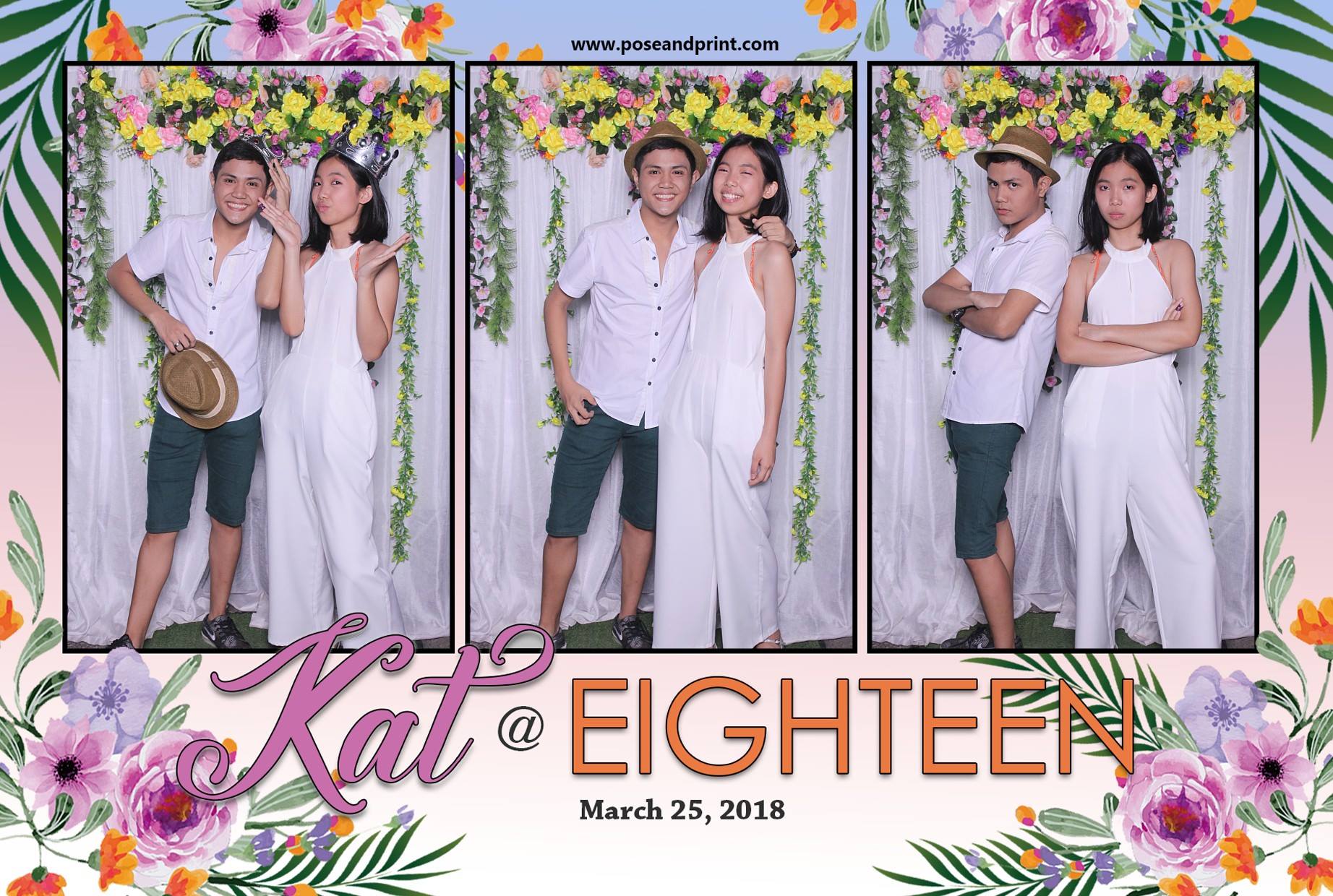 Kat’s 18th Birthday – Mirror Booth