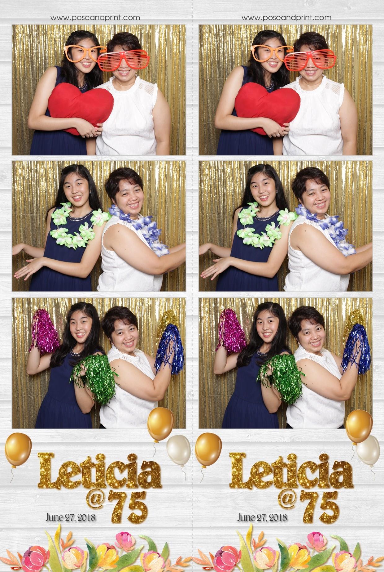 Leticia’s 75th Birthday