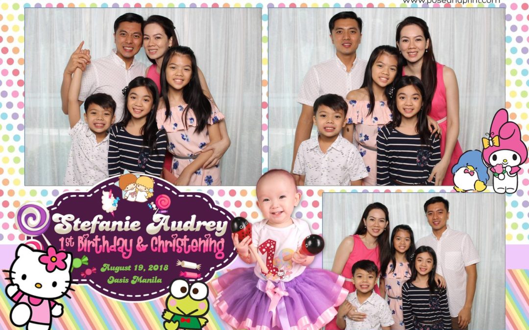 Stefanie Audrey’s 1st Birthday and Christening