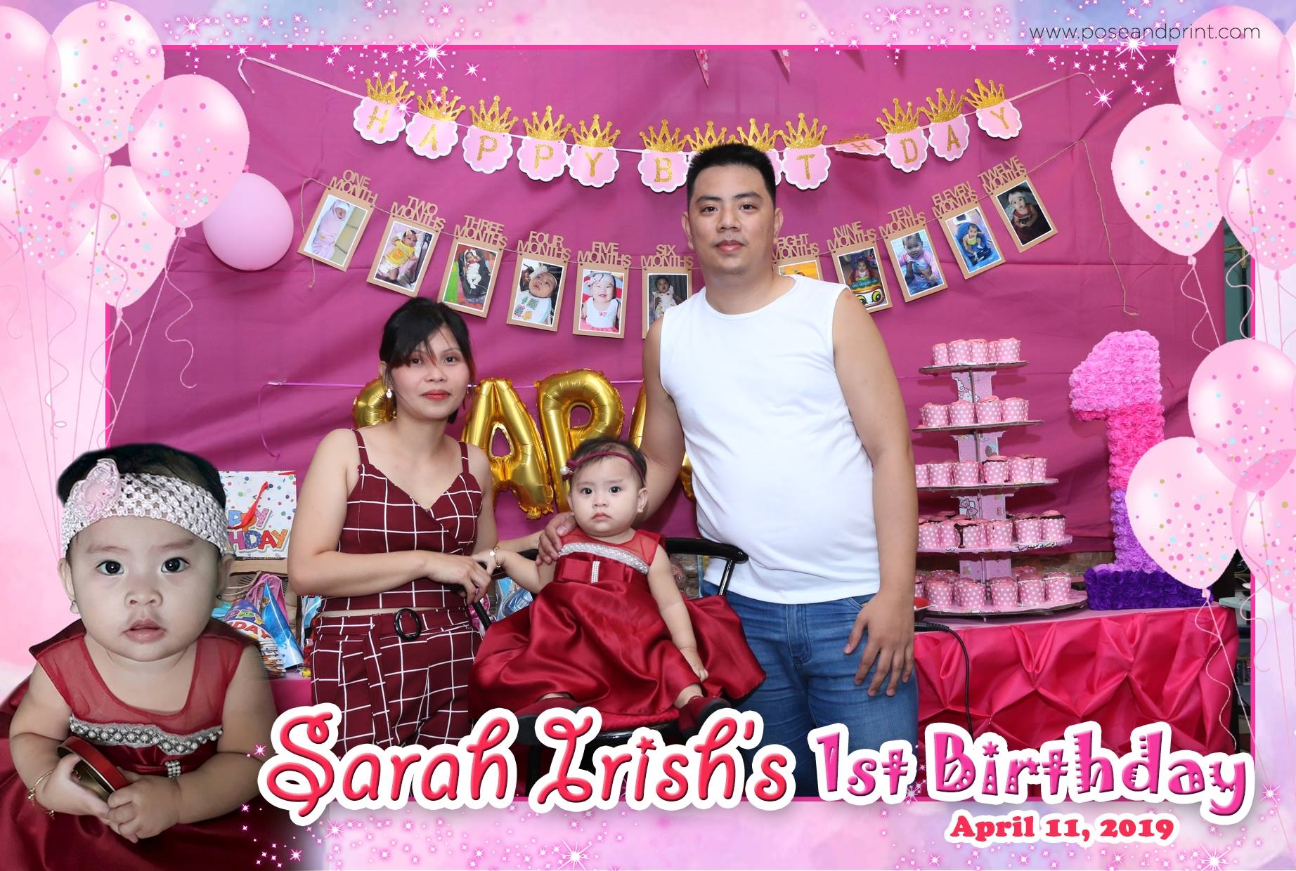 Sarah Irish’s 1st Birthday – Photoman