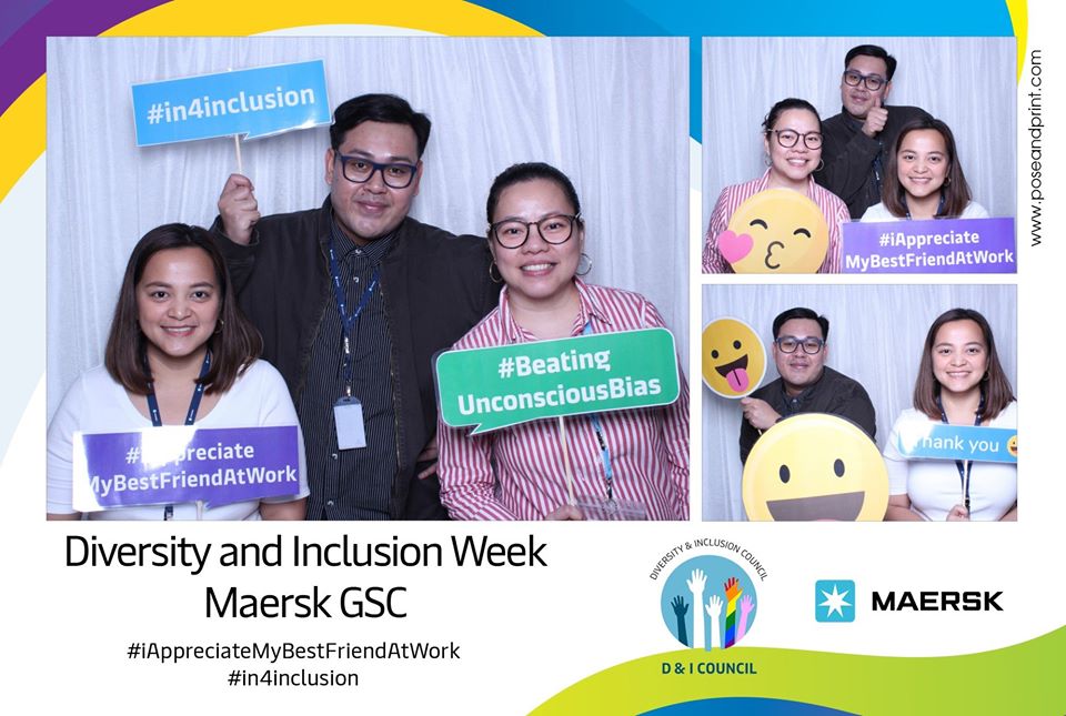 Maersk Gscs Diversity And Inclusion Week Batch 1 Pose And Print Photobooth Philippines