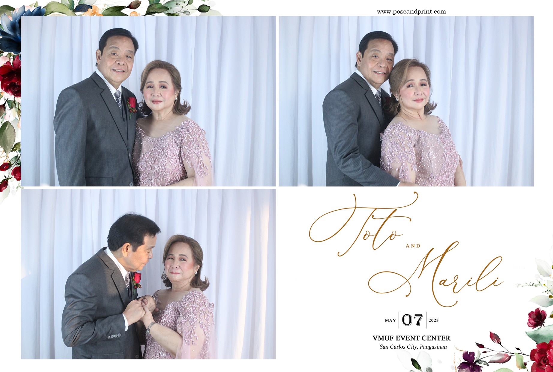 Toto and Marili’s Wedding Anniversary – Mirror Booth 1