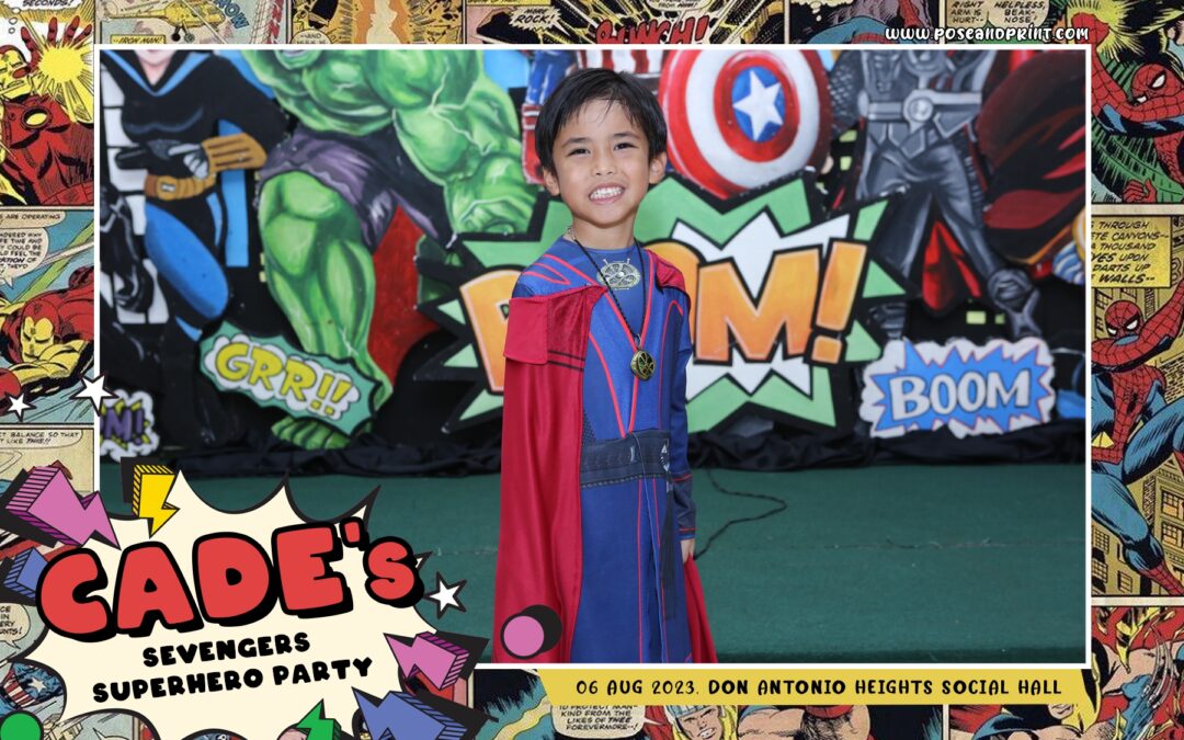 Cade’s Sevengers Superhero Party