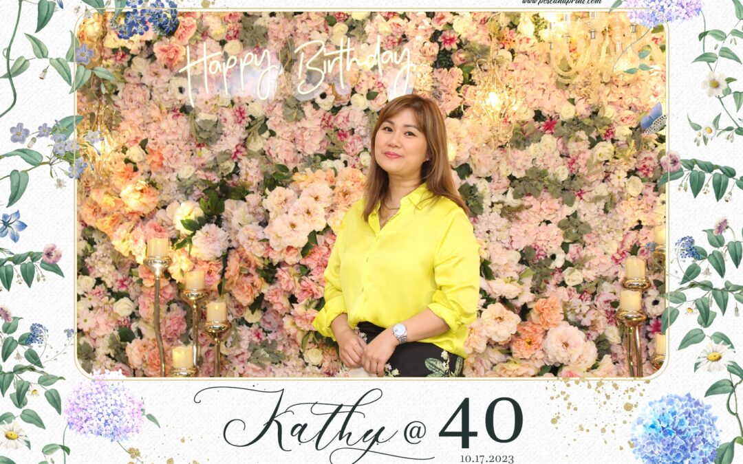 Kathy’s 40th Birthday – Photoman