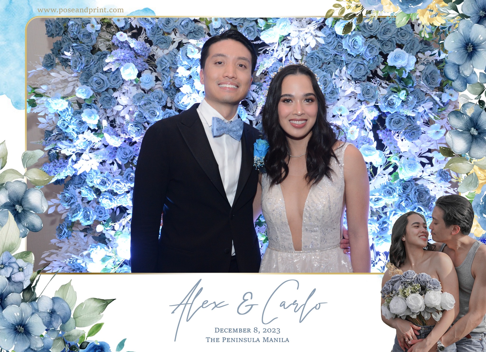 Alex and Carlo's Wedding - Photoman - Pose And Print Photobooth Philippines